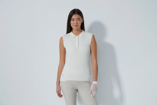 1000488 - Madelene Sleeveless Polo Shirt