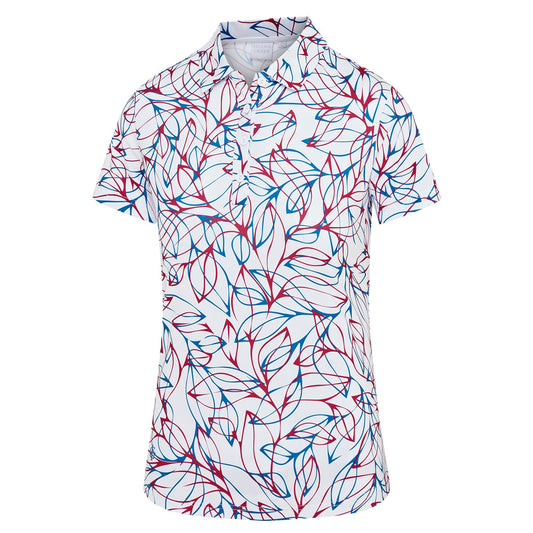 IGLTS2324 - Ladies 'Summer Leaf' Print Polo Shirt