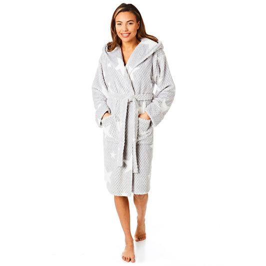 PWC6800 - Ladies Star Print Robe