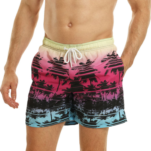 RCSHO769 & RCSHO770 - Men's Palm Tree Print Swimming Shorts