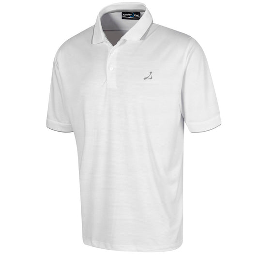 UPTS2311B - Mens Waffle Knit UV Protection Stretch Moisture Wicking Golf Polo Shirt