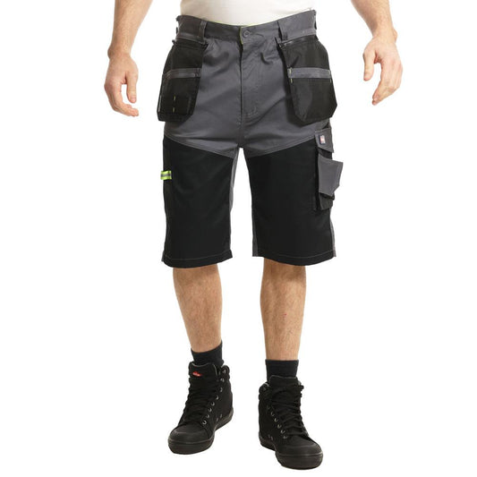 LCSHO812 - Hi Vis Detail Stretch Holster Work Cargo Shorts