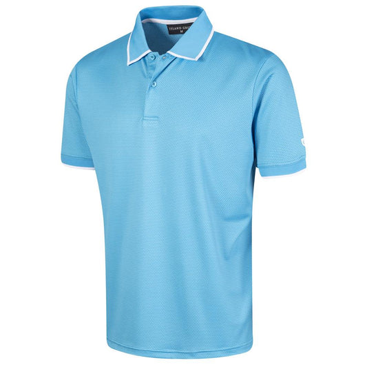 IGTS2213 - Men's Hexagon Knit Polo Shirt