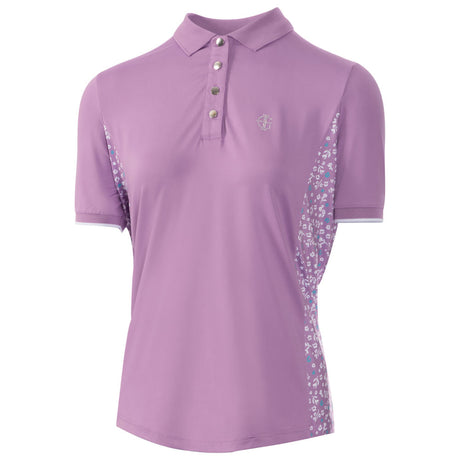 IGLTS2239 - Ladies Floral Panelled Polo Shirt
