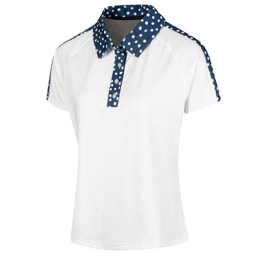 IGLTS2241 - Ladies Printed Raglan Sleeve Panels Polo Shirt