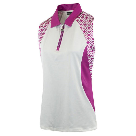 IGLTS2139 - Ladies Panelled Sleeveless Polo Shirt