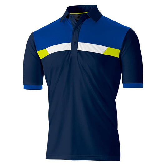 IGTS2293 - Men's Panelled Colour Block Polo Shirt