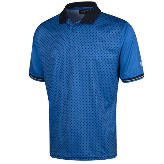 IGTS2164 - Men's Diamond Print Polo Shirt